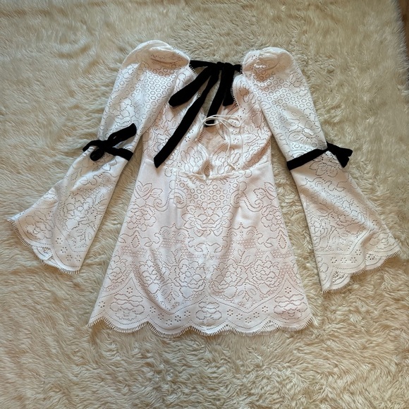 For Love & Lemons Araceli Mini Dress - Size Medium - Picture 8 of 10